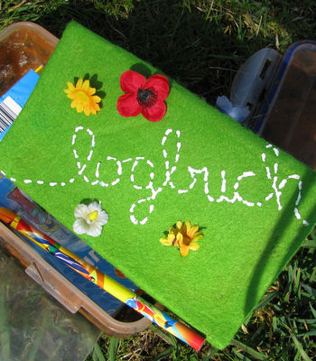 Ein Logbuch beim Geocaching