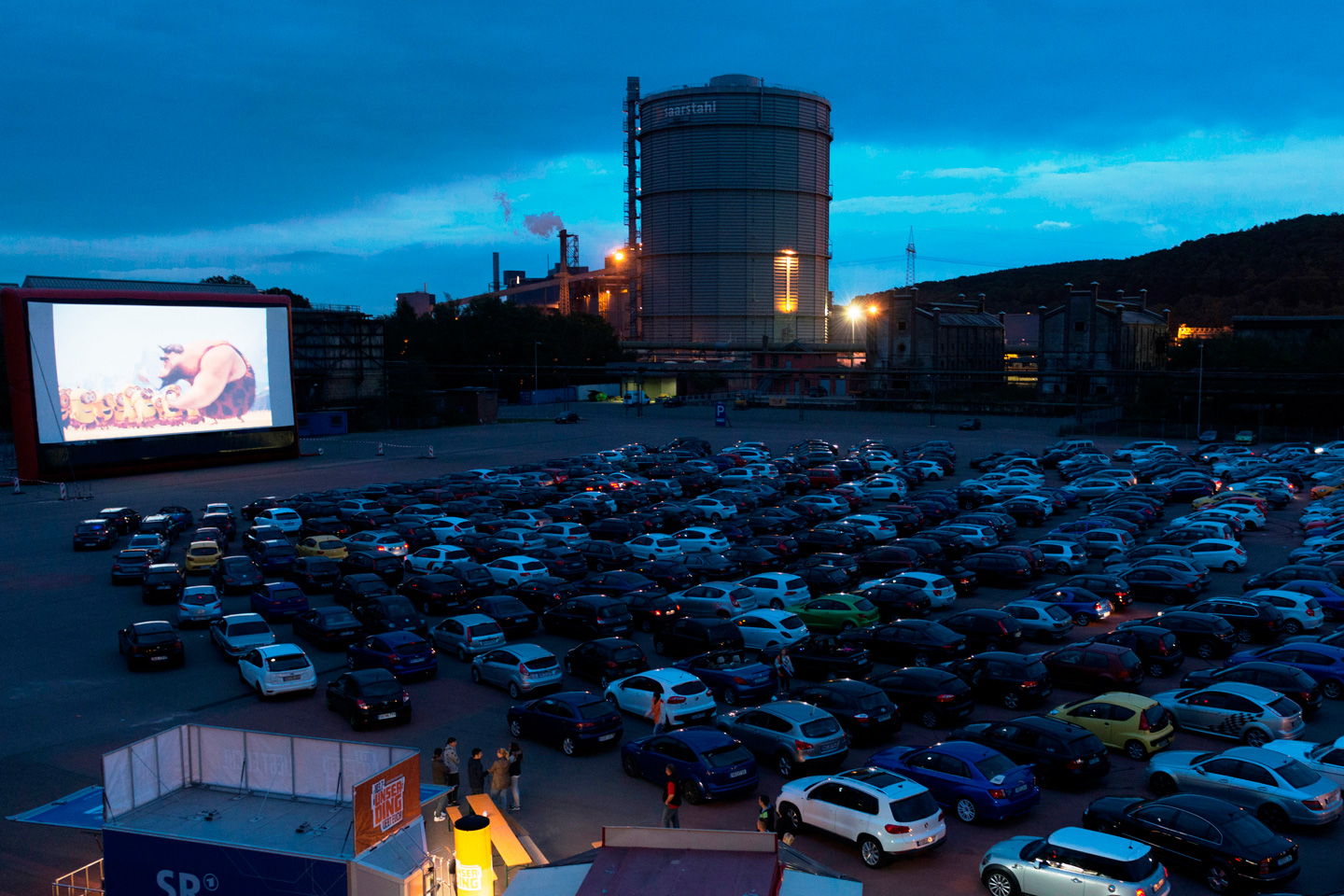 Foto von einem Autokino