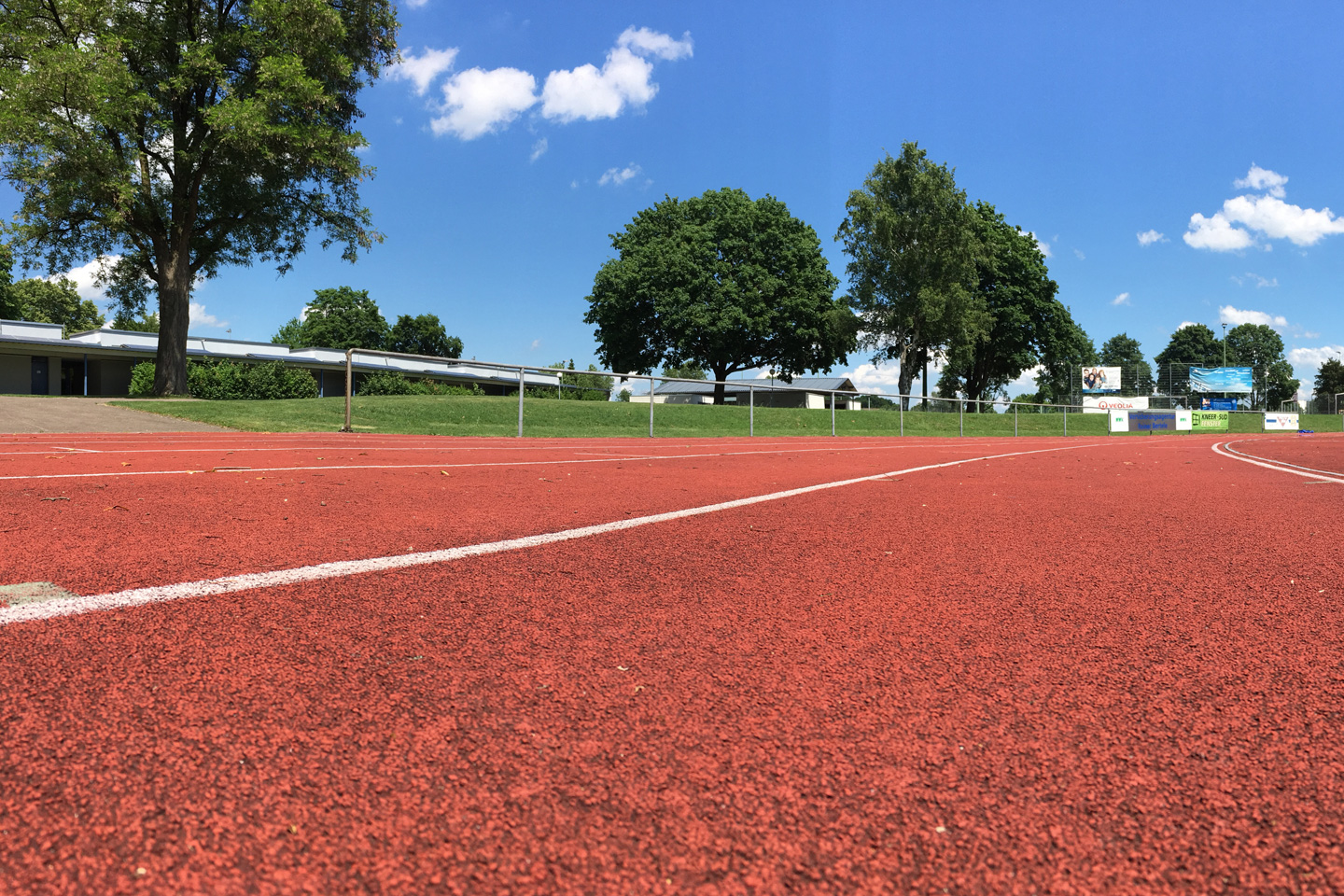 Leichtathletikbahn im Neu-Ulmer Dietrich-Lang-Sportzentrum