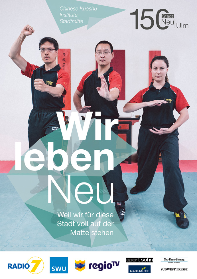 Kampagnenplakat mit dem Chinese Kuoshu Institute