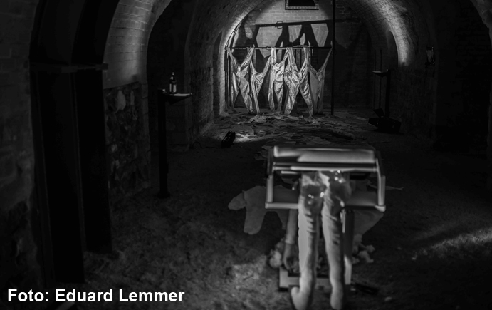 Blick in die Ausstellung "Assimilation - Von Neumond zu Neumond"