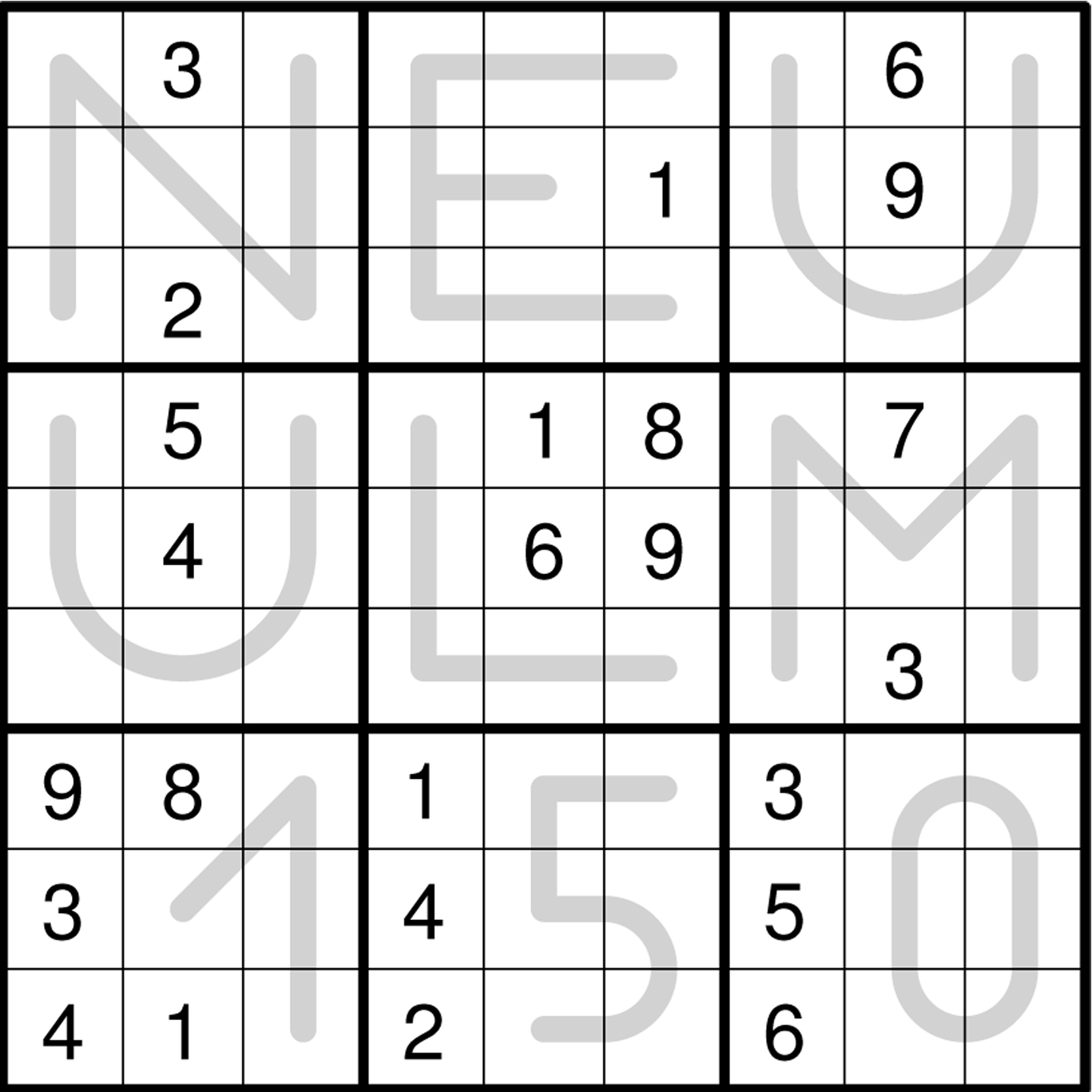 Sudoku-Rätsel