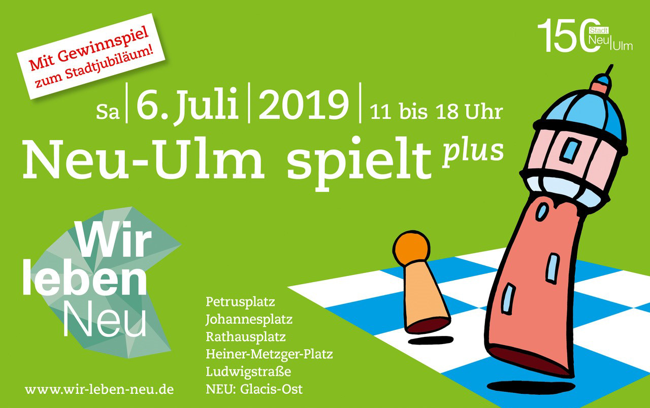Banner "Neu-Ulm spielt plus"