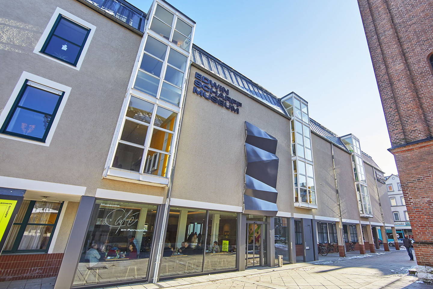 Außenansicht des Edwin Scharff Museums in Neu-Ulm