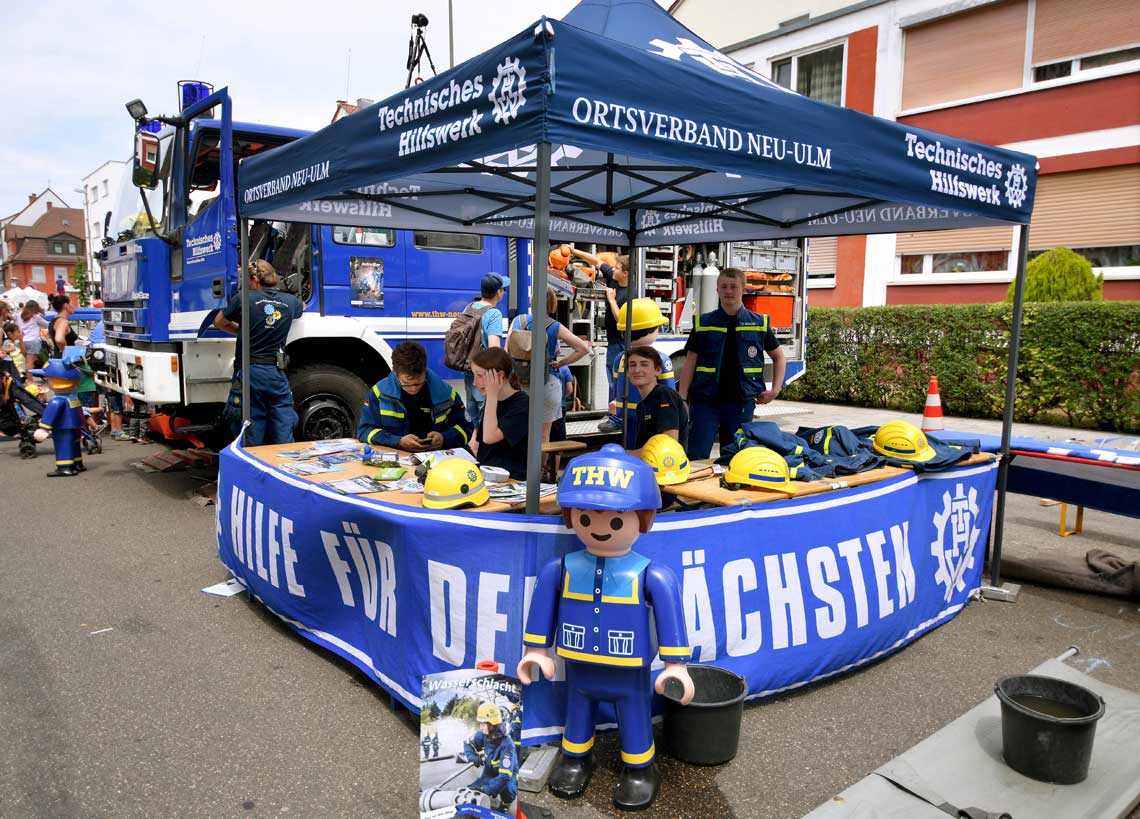 Stand des Technischen Hilfswerkes Neu-Ulm